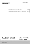 Sony CYBER-SHOT DSC-WXI0 User's Manual