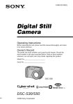 Sony Cyber-shot DSC-S30 User's Manual