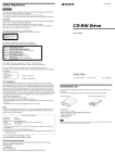 Sony CRX175A1 User's Manual