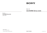 Sony CRX-1611 User's Manual