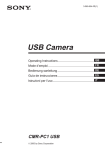Sony CMR-PC1 USB User's Manual