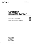 Sony CFD-S45L User's Manual