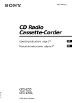 Sony CFD-E55L User's Manual