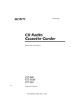 Sony CFD-656 User's Manual