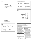 Sony CDX-L600X Installation Instructions