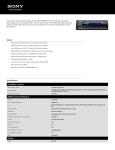 Sony CDX-GT65UIW Marketing Specifications