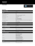 Sony CDX-GT620U Marketing Specifications