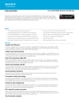 Sony CDX-GT470UM Marketing Specifications