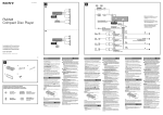 Sony CDX-GT23W Installation/Connections Manual