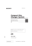 Sony CDX-52RF User's Manual