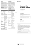 Sony CDX-434RF User's Manual
