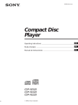Sony CDP-XE520 User's Manual