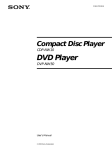 Sony CDP-NW10 User's Manual