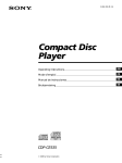 Sony CDP-CE535 User's Manual