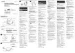 Sony D-E330 User's Manual