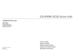 Sony CD-R/RW User's Manual
