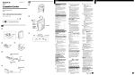Sony Cassette-Corder TCM-23DV User's Manual