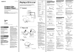 Sony D-M805 User's Manual