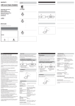 Sony BKM-320D Operating Instructions