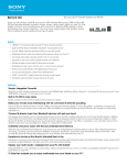 Sony BDV-E2100 Marketing Specifications