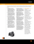 Sony A55VHZ Marketing Specifications