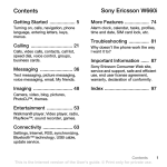Sony Ericsson W660 Operating Instructions