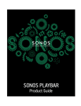 Sonos The Wireless HiFi System PLAYBAR User's Manual