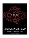 Sonos The Wireless HiFi System CONNECTAMP User's Manual