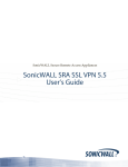SonicWALL Sleep Apnea Machine SSL VPN 5.5 User's Manual
