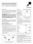 Sonance VP65 User's Manual