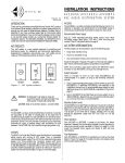 Sonance AVC100R User's Manual