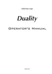 Solid State Logic Duality 82S6DUA20C User's Manual