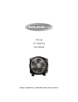 Soleus Air FTY-30 User's Manual