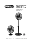 Soleus Air FCM-30 User's Manual