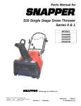 Snapper SS5200E User's Manual
