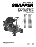 Snapper - Agco Mobility Aid 7084941 User's Manual