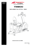 Smooth Fitness V2300 User's Manual