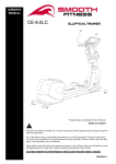 Smooth Fitness CE-8.0LC User's Manual