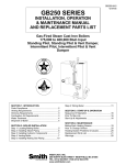 Smith Cast Iron Boilers GB250 SERIES User's Manual