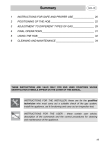 Smeg PGF75BE-2 Instructions for Installation and Use