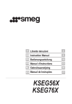 Smeg KSEG56X Instruction Manual
