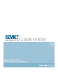 SMC Networks SMCWPCI-N2 User's Manual