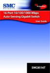 SMC Networks SMC8516T User's Manual