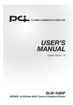 SMC Networks BLW-54MF User's Manual