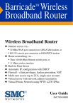 SMC Networks Barricade SMC7004AWBR User's Manual