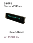 Slim Devices SliMP3 User's Manual