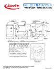 Slant/Fin VICTORY VHS SERIES User's Manual