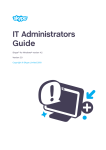 Skype - 2.0 Administrator's Guide