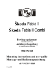 SKODA FABIA II TMB PS 035 User's Manual