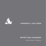 Sirius Satellite Radio SiriusConnect SNYSC1 User's Manual
